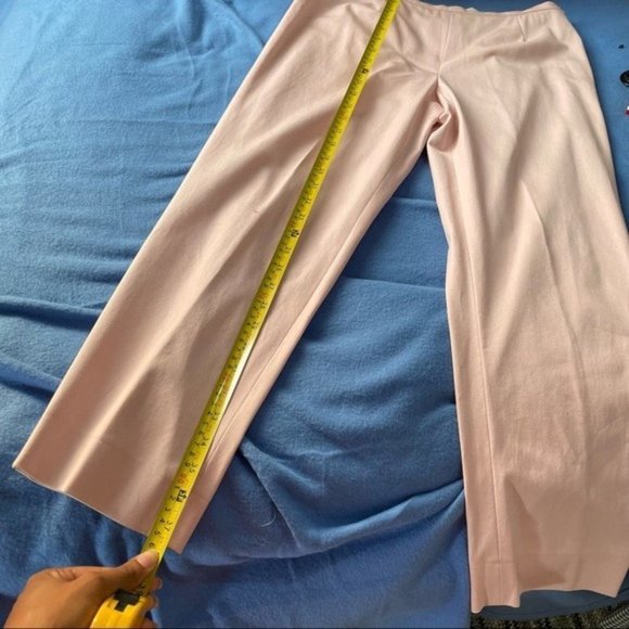 NWT Doncaster vintage pastel cotton cropped tapered tailored lightweight pants - Picture 6 of 10